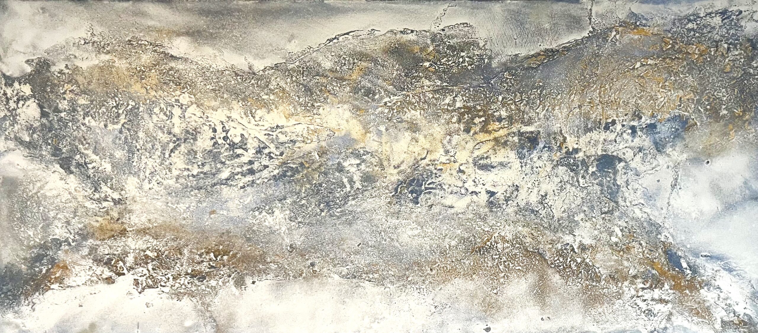 Frauke Biermann_Zwischen Wellen und Wind I, 60x135cm, 2023 Nina Muskat